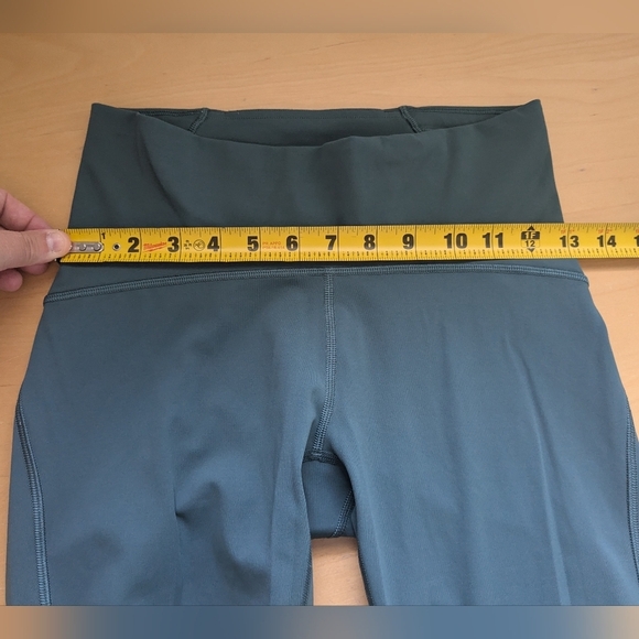 Lululemon Train Times Pant 25" Legging Color Blue Charcoal Size 6 W5BJOS - Picture 14 of 16